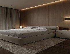 BED 180*195 with 1 Wooden Base