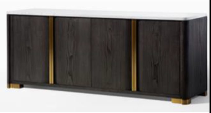 Buffet 250 cm Marble Top (Calacatta / Tala-Noir)