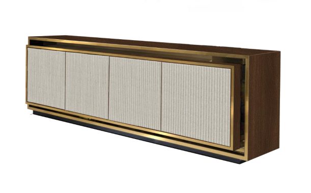 Buffet 200 cm with Upholstered Shutters