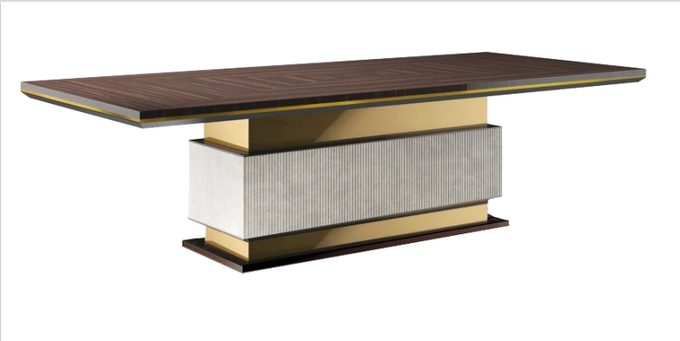 Dining Table 240 cm with Upholstery on the Base