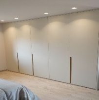 Painted Matt Colors or 30% Glossy, (without Sliding / without Mirror / without Aluminum)